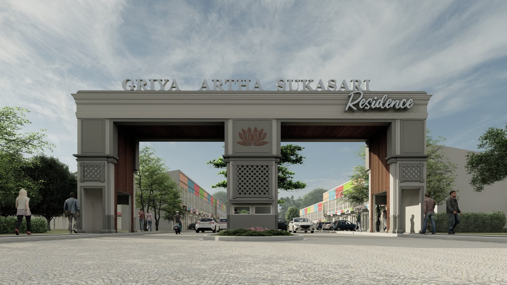 Kawasan utama Griya Artha Sukasari Residence