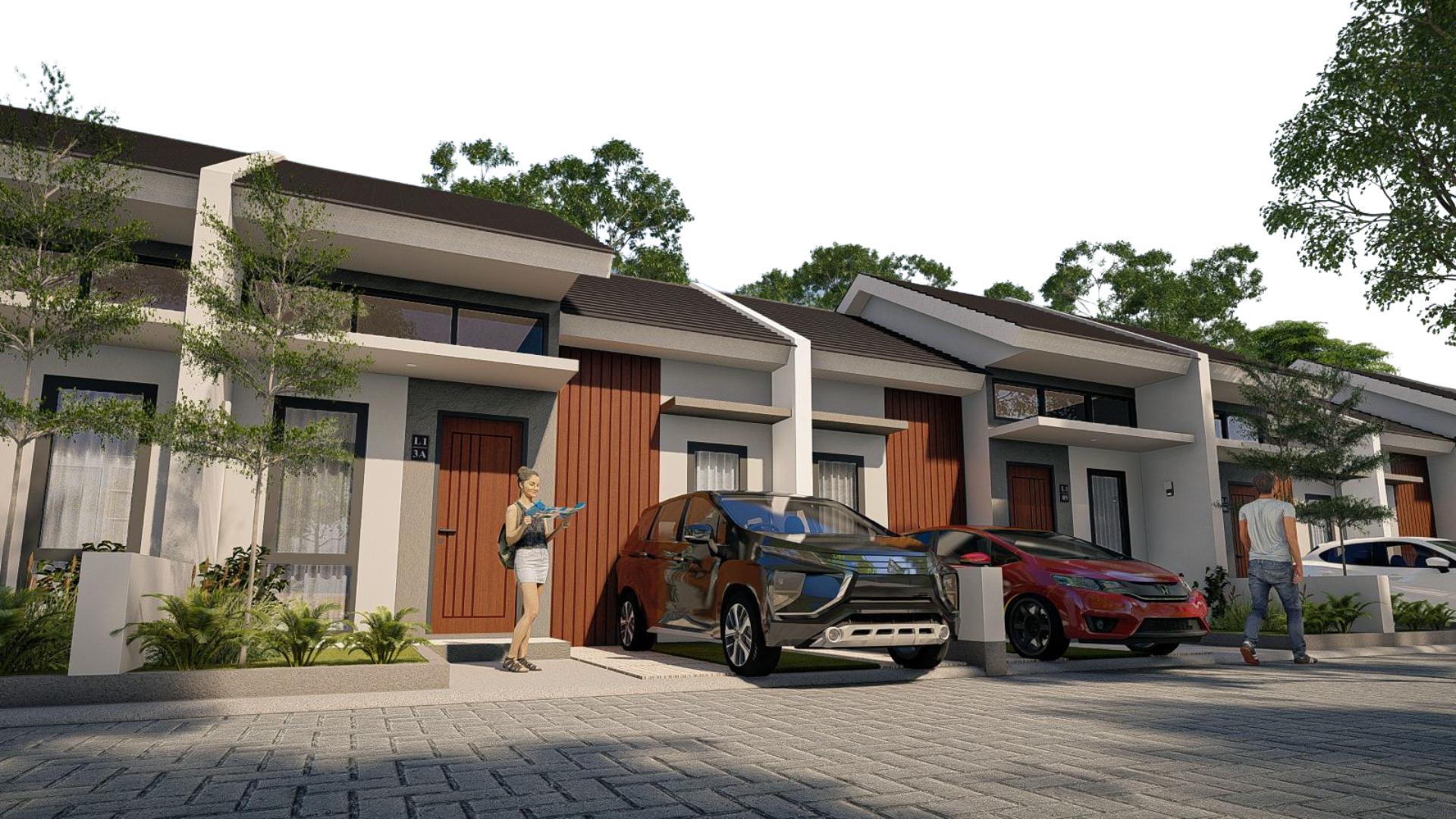 Tampilan Cluster Nusa Dua Griya Artha Sukasari